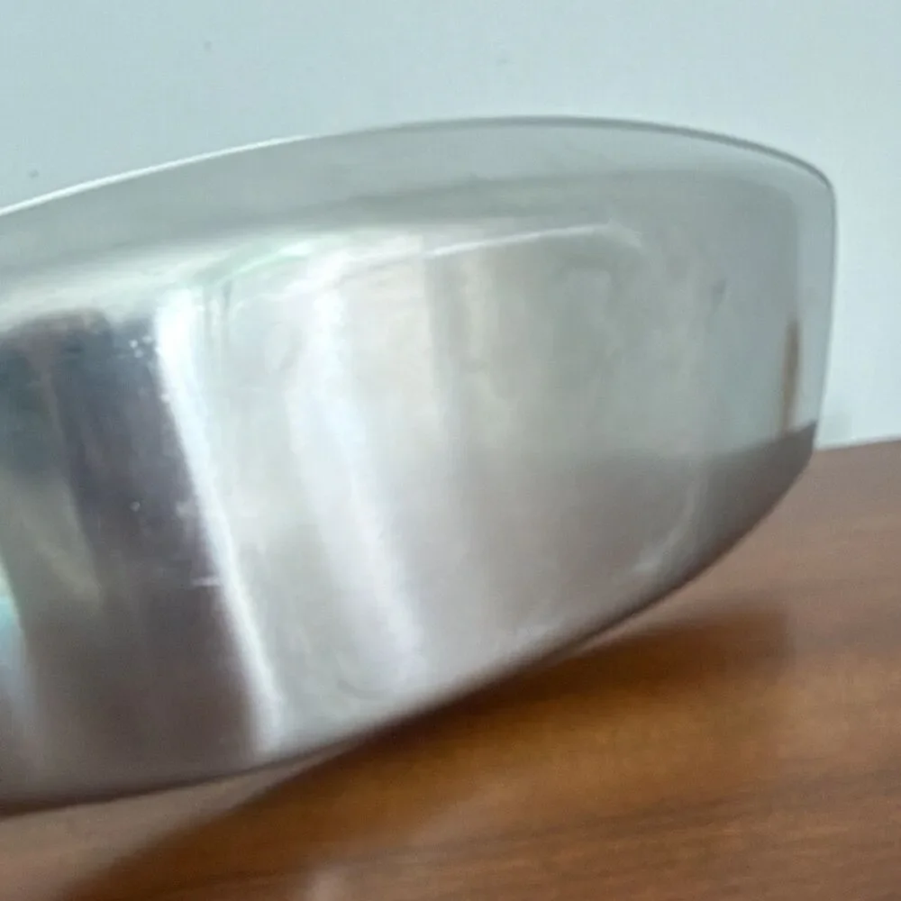 Vintage MCM Stainless Steel Boat Tray Canoe Serving Bowl Dish Mid Century Modern